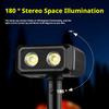 LED Magnetic Work Light Retractable 180° Rotatable Multi-Functional Flashlight for Outdoor Camping Inspection