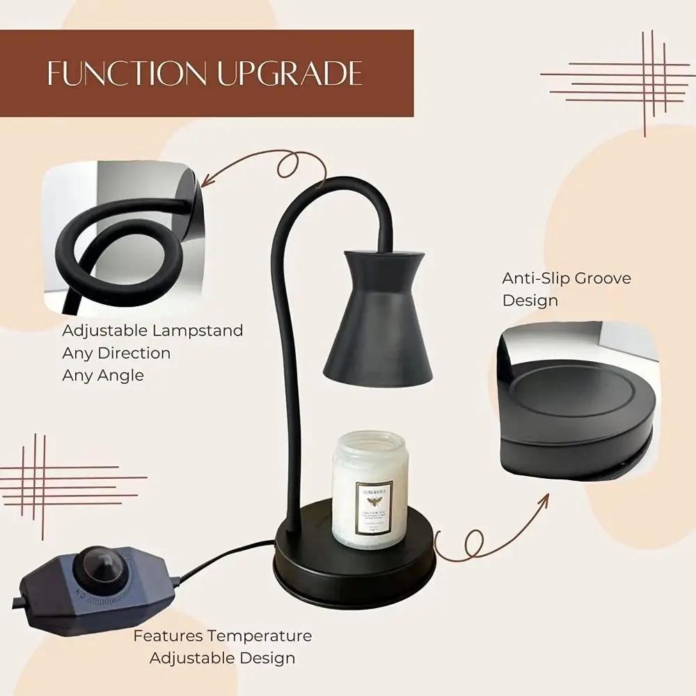 Fashion Modern Style Wax Melting Table Lamp Ins Creative Design Aroma Candle Warmer Home Decoration Aromatherapy Lamp Bedroom