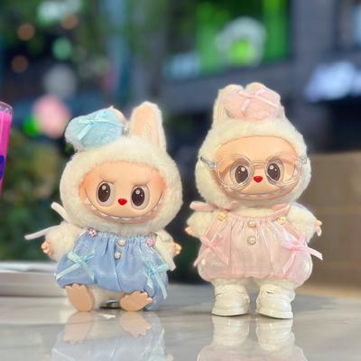 Labubu Baby Dress 15/17cm Labubu Angel Wings Skirt Replacement Clothes