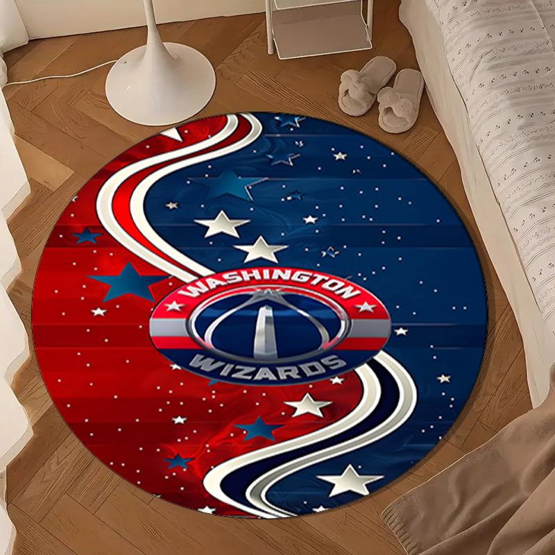 Washington basketball Stars Round mat, Anti-slip Circle Carpet Chair rug For livingroom,Bedroom, doormat home decor Gift Christmas Gifts