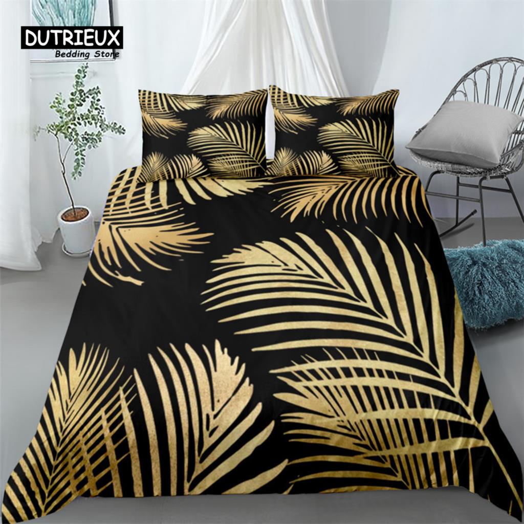 Beautiful Water Color Rocks Duvet Cover Set, Shell Bedding Set, Soft Comfortable Breathable Duvet Cover, For Bedroom Guest Room