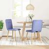 VidaXL Chaises à manger lot de 2 bleu jean tissu, chaise de dîner, chaise de cuisine, chaise d'appoint, chaise, chaise de 4101230