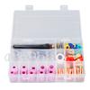 87Pcs Plasma Cutter Consumables Copper Ceramic Plasma Cutting Nozzles Gas Lens Glass Cup Kits for