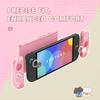 PlayVital Protective Cover Set for Switch Compatible with Switch 2 Includes Cat Ears Paw Silicone PC Adjustable Stand Japanese Sakura Kitten Design 2,