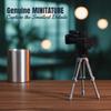 Mini Video Camera Tripod Model 1:12 Scale Dolls House Photography Scene Layout Props Dollhouse Decor Ornament Pretend Play Toys