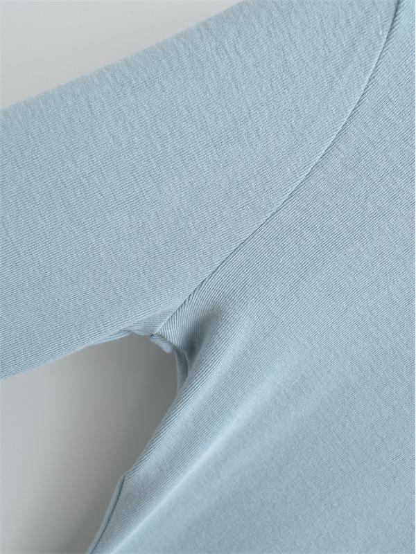 Women's Korean-Style Cashmere-Feel Slimming Long-Sleeve T-Shirt for Autumn/Winter.