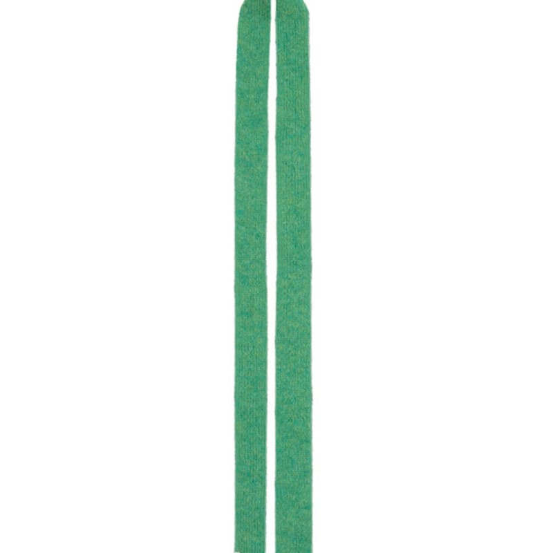 FENNEC BRUSH KNIT MUFFLER - APPLE GREEN