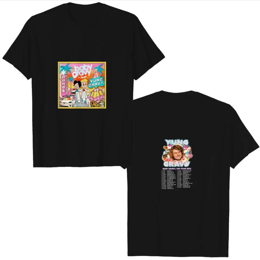 Baby Gravy Tour 2023 T-Shirt – Yung Gravy  BBNO Heavyweight Men’s Tee