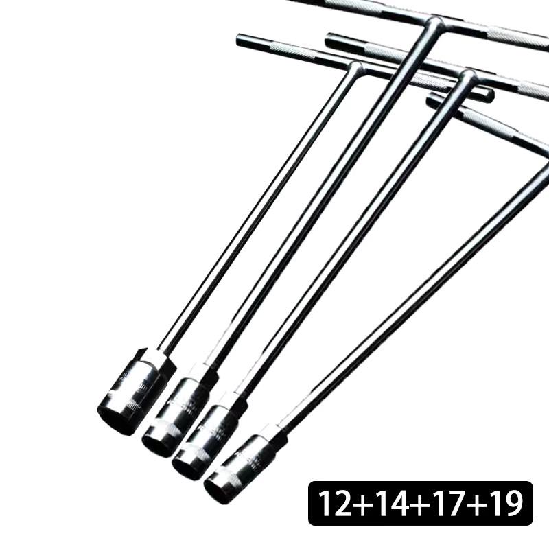 T-Bar Wrench Socket Set, 6-19mm Hex for Car and Motorcycle Repair
