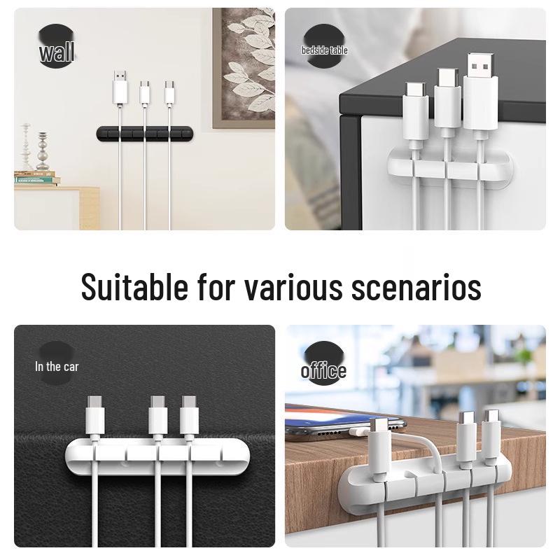 

Newcomer Exclusive: Silicone Cable Organizer & Winder for Desktop and Bedside
