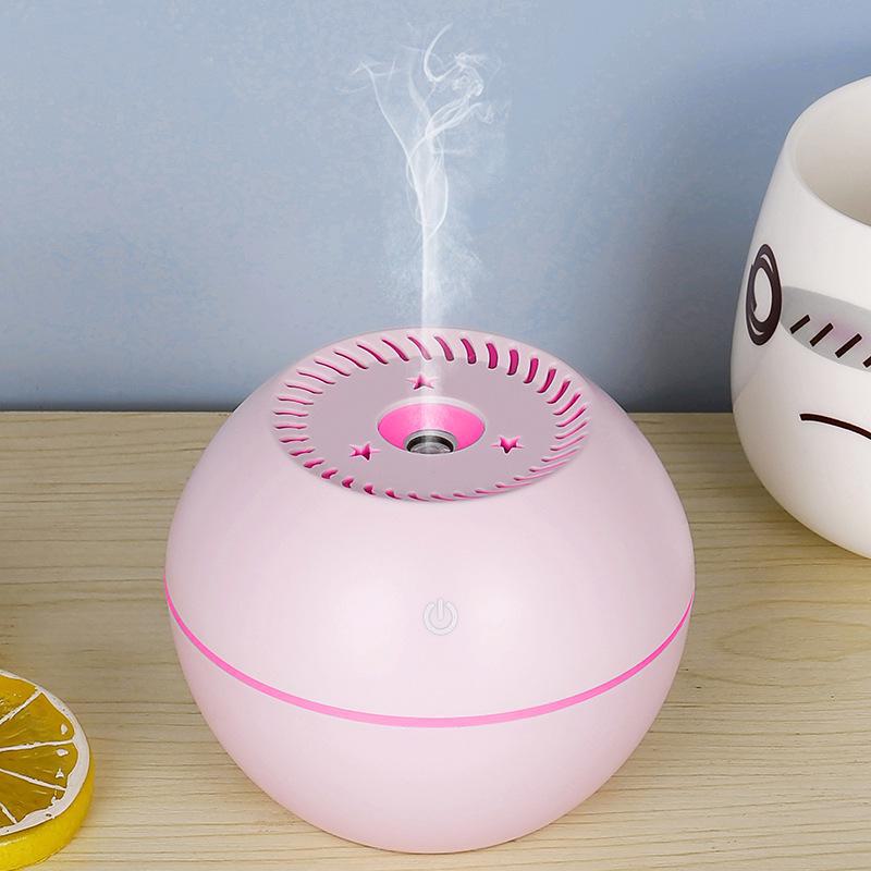 Creative USB Fog & Wood Grain Aromatherapy Humidifier with Custom Logo Option