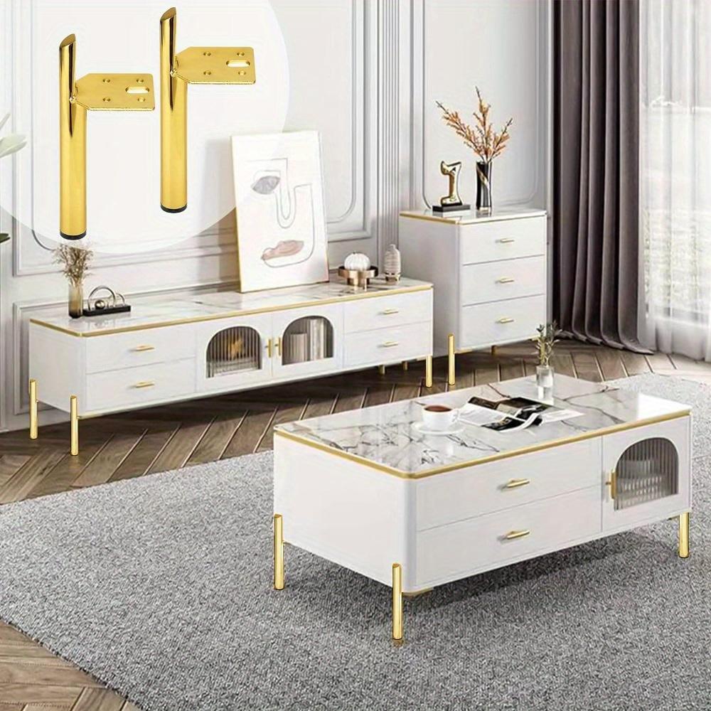 4-piece Metal Furniture Leg Set Supporting Coffee Table Table Legs Sofa Legs Sofa Vanity TV Stand Cabinet Legs