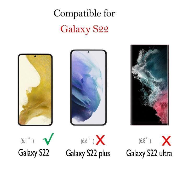 Coque pour Samsung S22 - Silicone - Intégrale - Transparent - Souple - Mixte