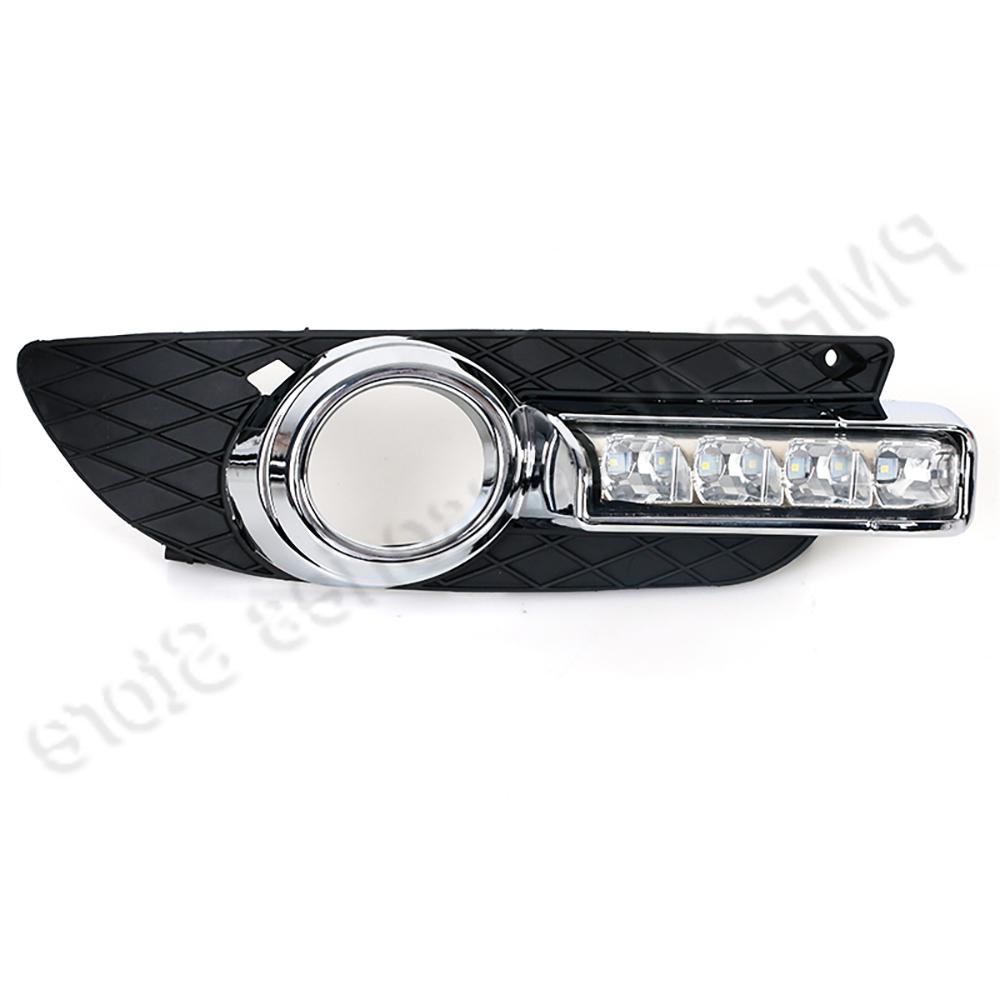 For Mitsubishi Lancer EX 2009 2010 2011 2013 2014 White Yellow Car LED DRL Daytime Running Lamp Fog Light Decoration