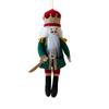 Nutcracker Hanging Ornament: Christmas Soldier Figure Stuffed King Fabric Nutcrackers Dolls Xmas Holiday Tree Decor For Holiday