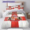 Sunderland A.F Custom Name Pattern Bedding,Quilt Set Quilt Cover Pillowcase Home Birthday Gift(1 * duvet cover + 2 * pillowcase, without core)
