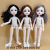 10-inch BJD Doll Body & Clothes Set with Movable Hands, Doll Repainting Accessories, and Modification Options