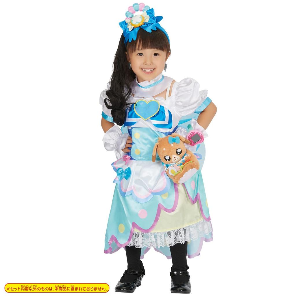 Delicious Party Precure Transform Costume Cure Spicy for Ages 3+