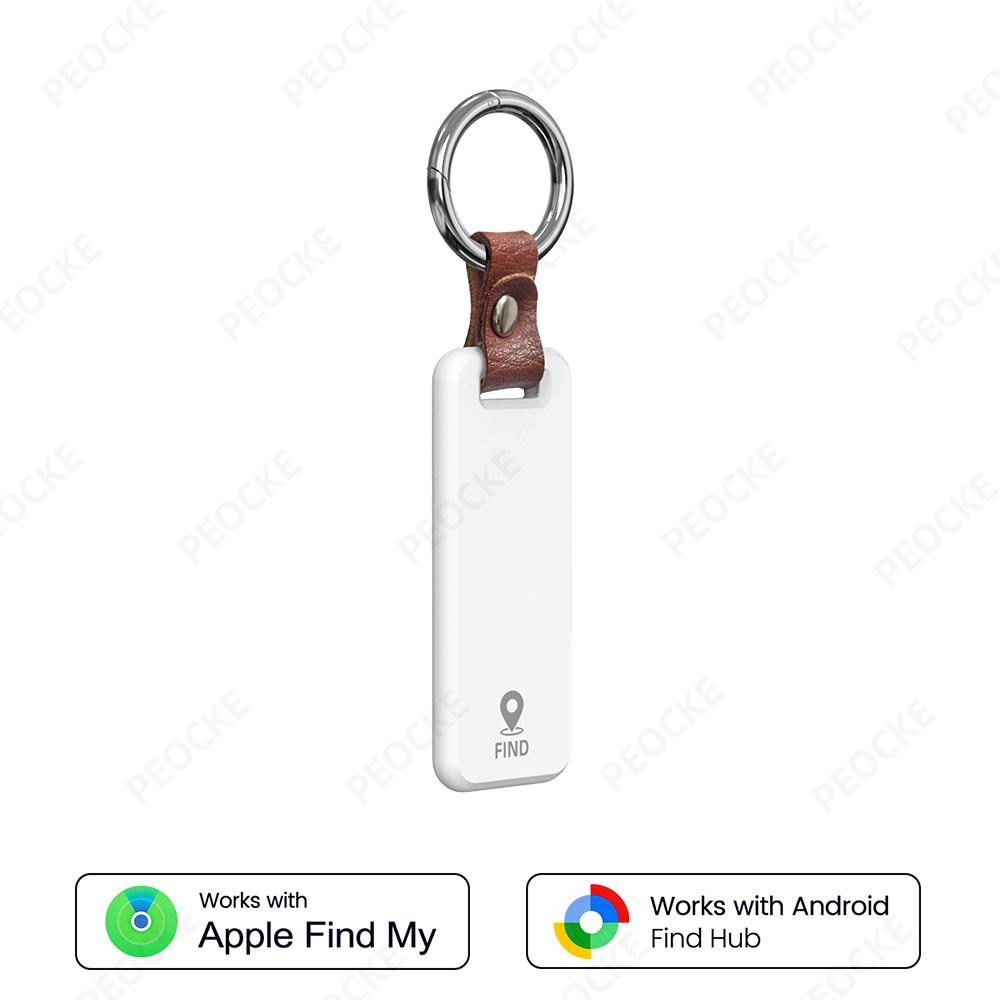 Dual System Item Finder Bluetooth GPS Tracker Works With Google Find Hub Apple Find My Alternative To AirTag Smart Location Tag