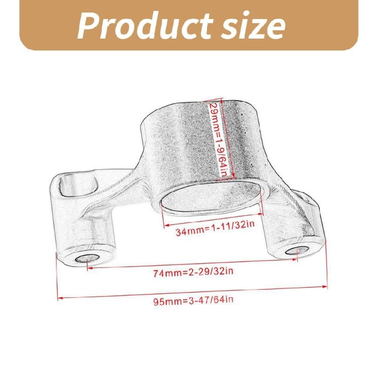 High Strength Motorcycle Exhaust Clamp Motorbike Exhaust Support Motorcycle Exhaust Mounting Bracket for 790/890 