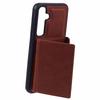 For Samsung Galaxy S25+ Case Card Bag Kickstand TPU+PU Phone Cover