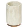 Côme Toothbrush Mug, Marble Effect, Beige