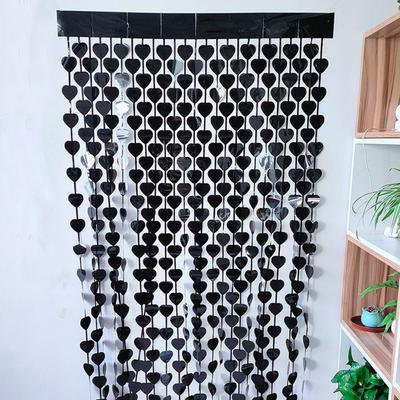 Valentine's Day Glitter Party Door Curtain Fringe 1x2m Love Wall Backdrop Shimmer Wedding Decor Birthday Decoration