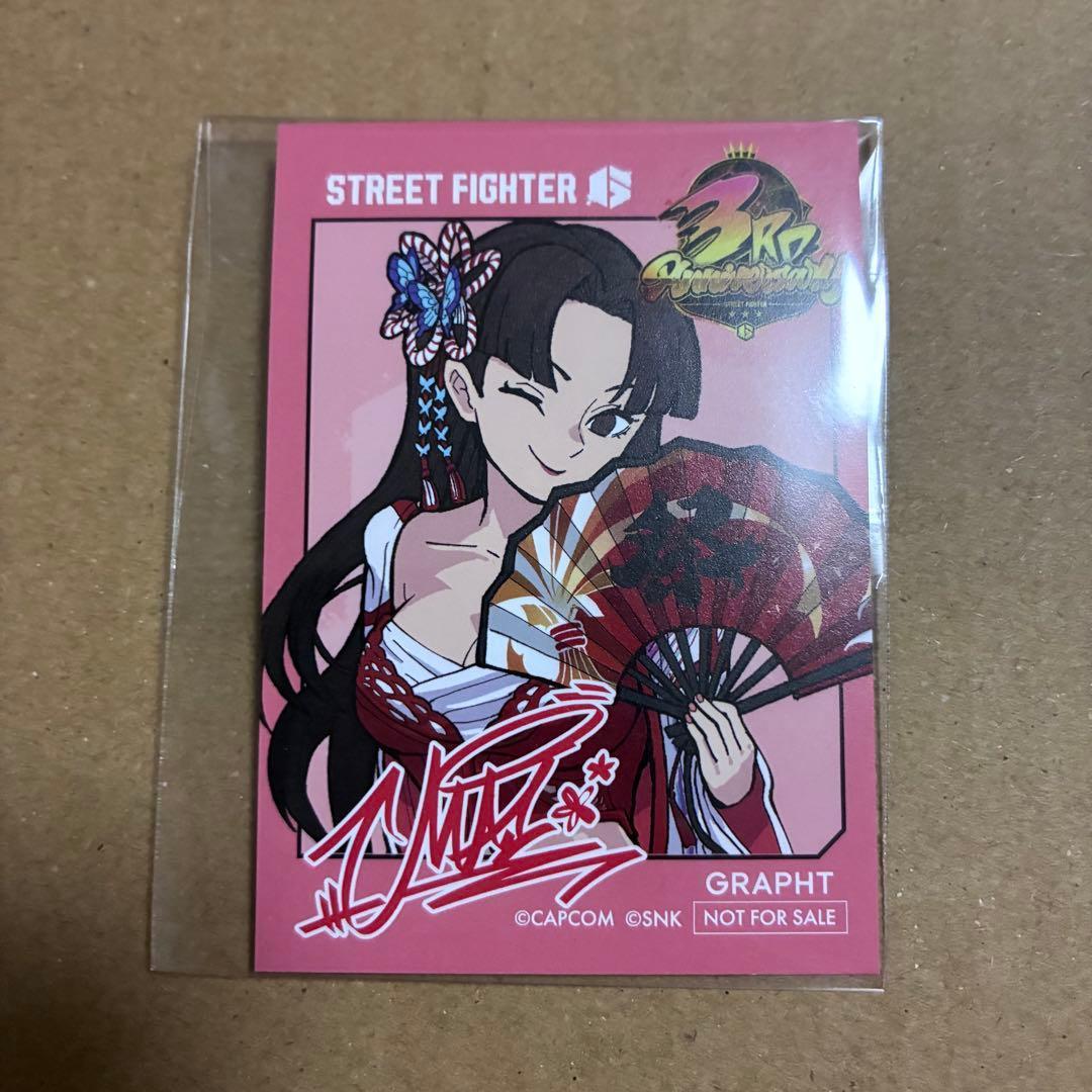 Used Street Fighter 6 Tokyo Solamachi Bonus Card Mai