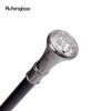Unity and Faith Totem Relief Walking Cane Fashion Walking Stick Gentleman Crosier Knob Walking Stick 93cm