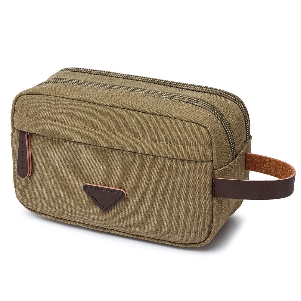 Canvas Bag Portable Toiletries Clutch Bag Portable High Quality Storage Bag Women'S Nail Bag