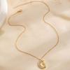 Elegantes Mond- und Sonnenanhänger-Schlüsselbein-Kette für Damen - Hochwertiger europäischer und amerikanischer Stil Schmuck