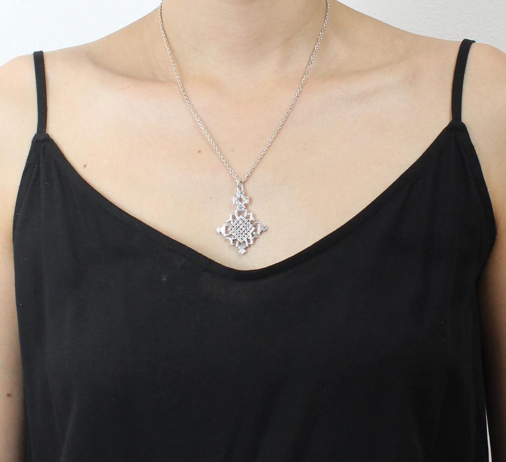 African Ethiopian Cross Accessories Cross Silver 925 Pendant