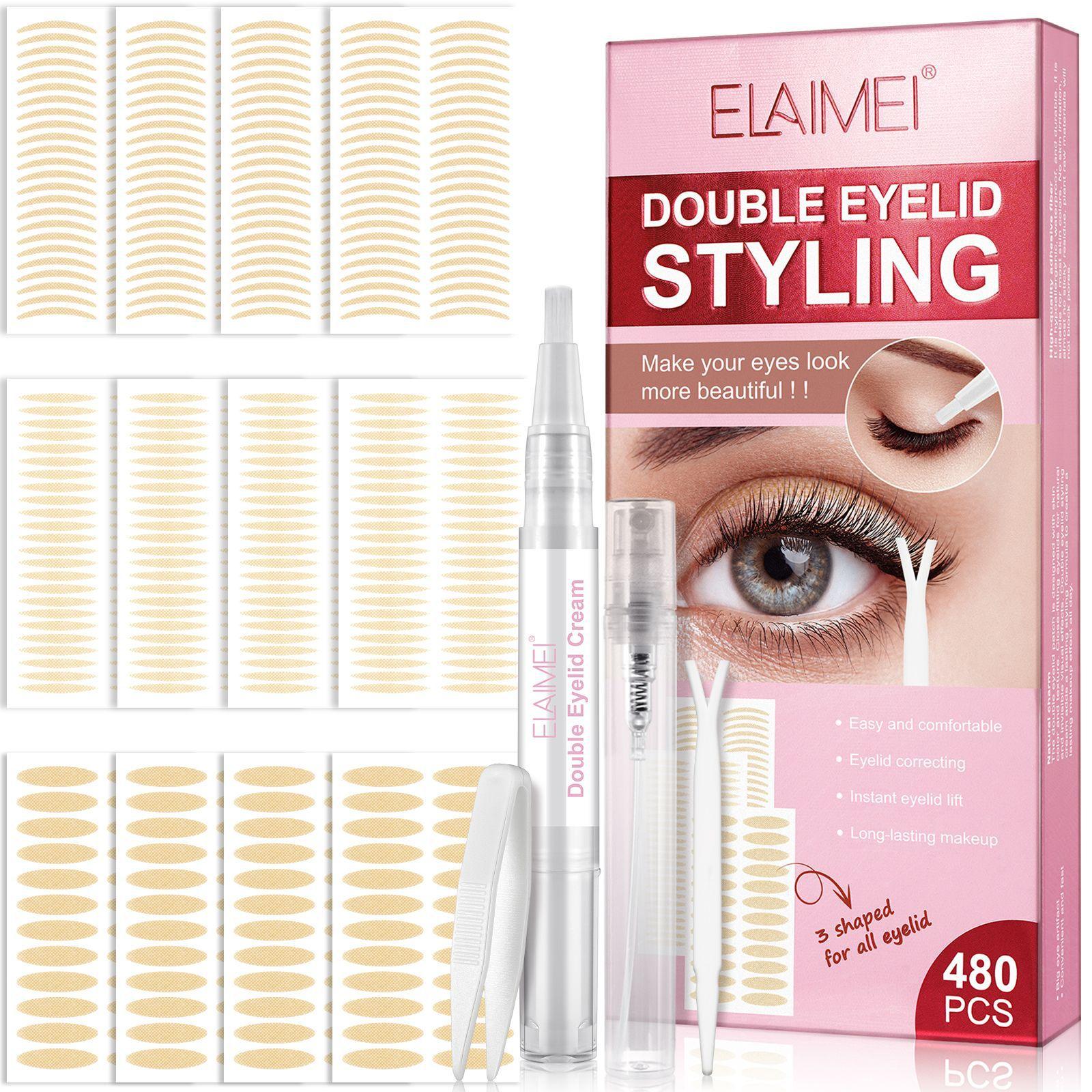 Invisible Double Eyelid Stickers Natural Invisible And Long-lasting Shaping Big Eye Beauty Tapes For Single Eyelid Person