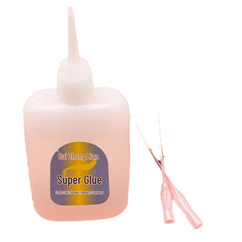Super Glue for DIY: Fast-Drying Adhesive for PVC, Rubber, Resin Parts, Hair Clips, Ties, and Bands