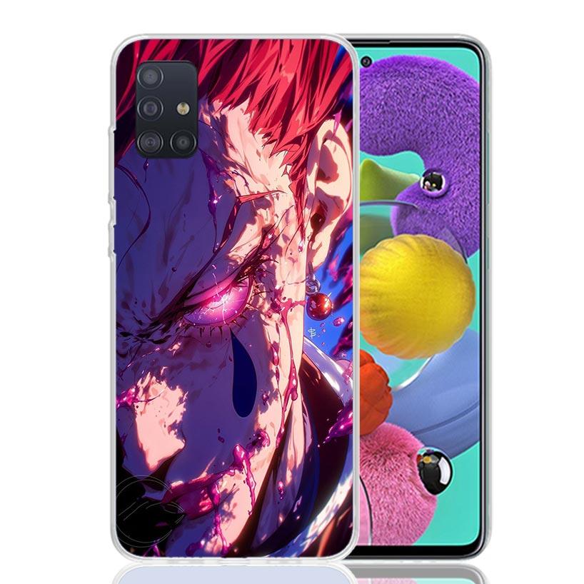 Huner X-Hunters Hisoka Phone Case For Samsung Galaxy A52 A32 A22 A12 A02S A50S A30S A51 A31 AA71 Note 20 Ultra 10 S10 Plus Galax