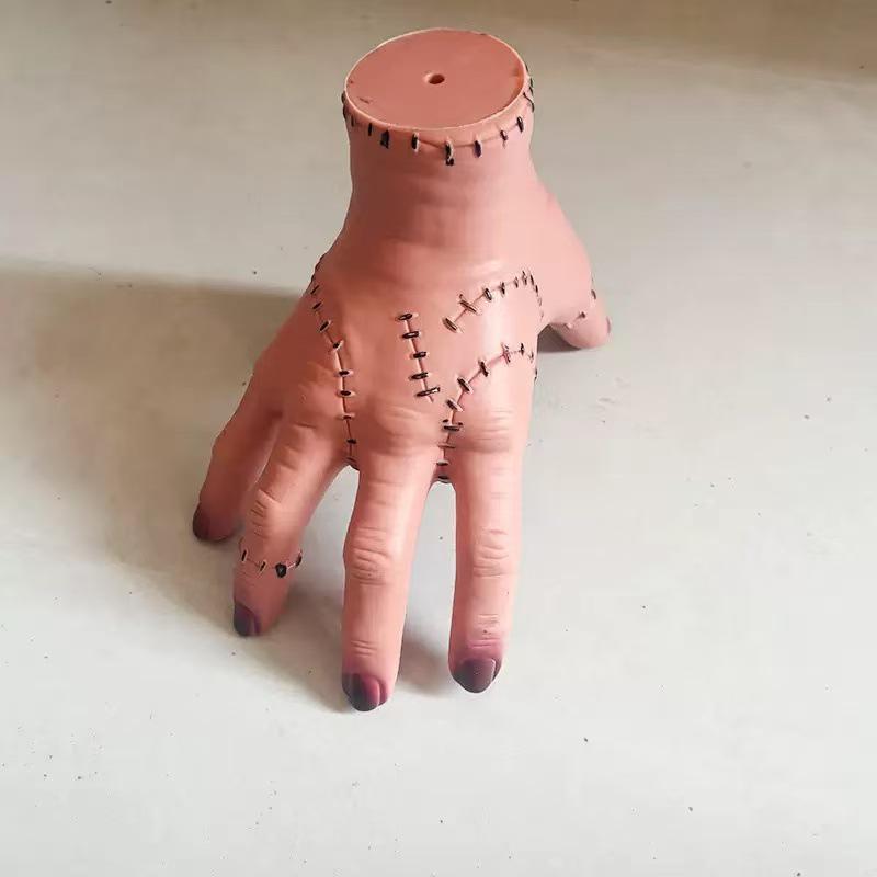 Addams Family Halloween Props: Realistic Severed Hands & Feet for Horror Pranks