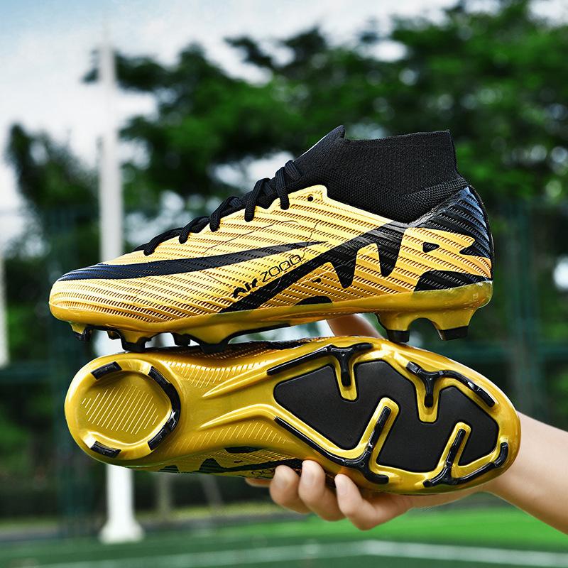 

2025 thorns 15 football shoes high-top men s and women s broken nails spikes student children s boys artificial turf sports shoes 35