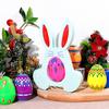 Bunny Resin Mold Handmade Easter Bunny Candle Mold Food-Grade Silicone Handmade Making Crafts for Jelly Ornaments Soap Candle