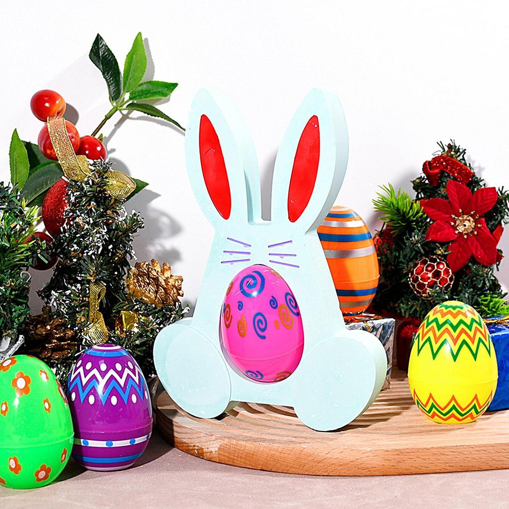 Bunny Resin Mold Handmade Easter Bunny Candle Mold Food-Grade Silicone Handmade Making Crafts for Jelly Ornaments Soap Candle
