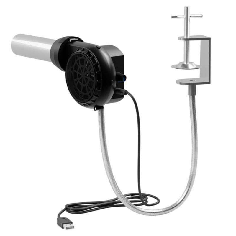 Electric BBQ Air Fan Blower with USB Charging Cable for Picnic and Camping Fire Starter
