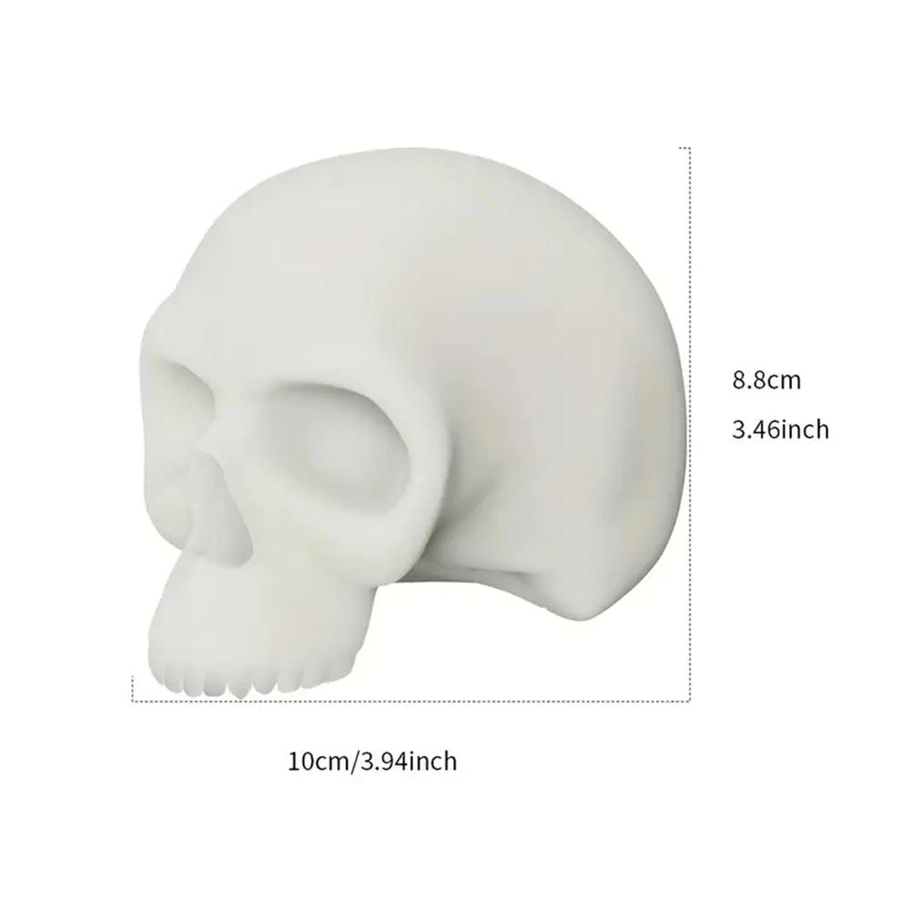 DIY Silicone Skull Tattoo Practice Tattoo Supplies Makeup Accessories Beauty 3D Head Blank Embroidery Tattoo for   Artists