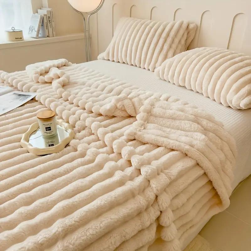 Plüschdecke Falei Plüschdecke Mittagsschlafdecke Korallensamt-Überwurfdecke Winter dicke Plüschdecke