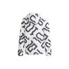 adidas Hooded Zipper Digital Print Long Sleeve Jacket Kids Jackets White IJ4938