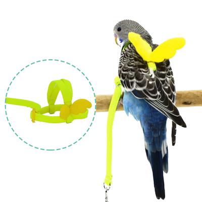 Cute Winged Harness and Leash for Small Birds Flying Training Outdoor Adjustable Winged Harness and