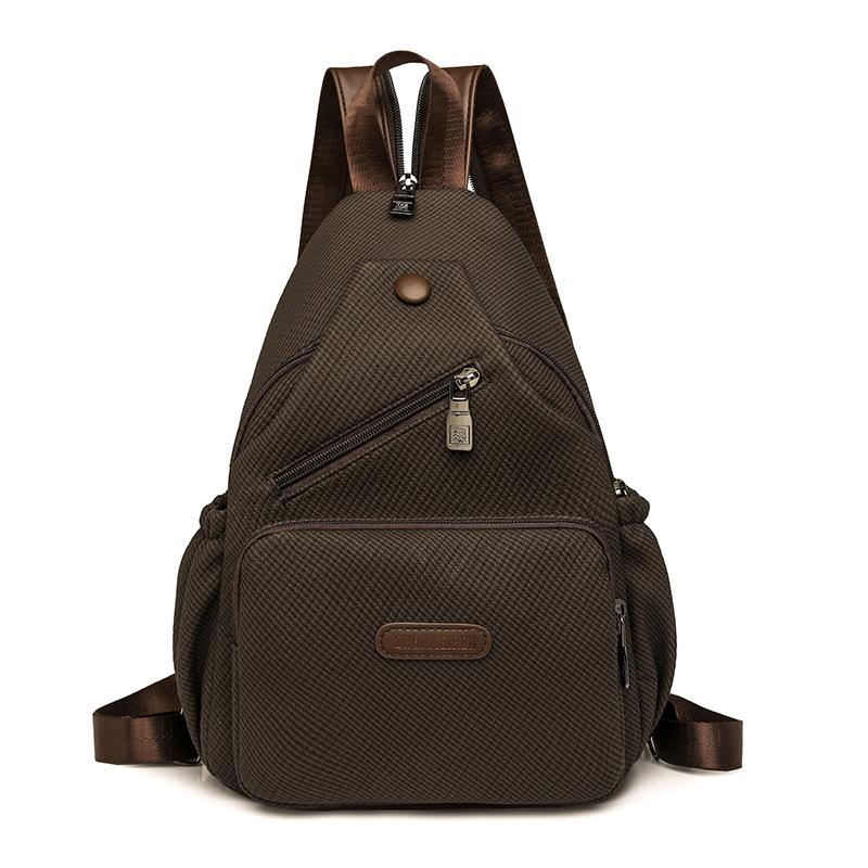 Multifunctional Lightweight Chest Bag Women's Large Capacity Shoulder Bag Commuter Backpack