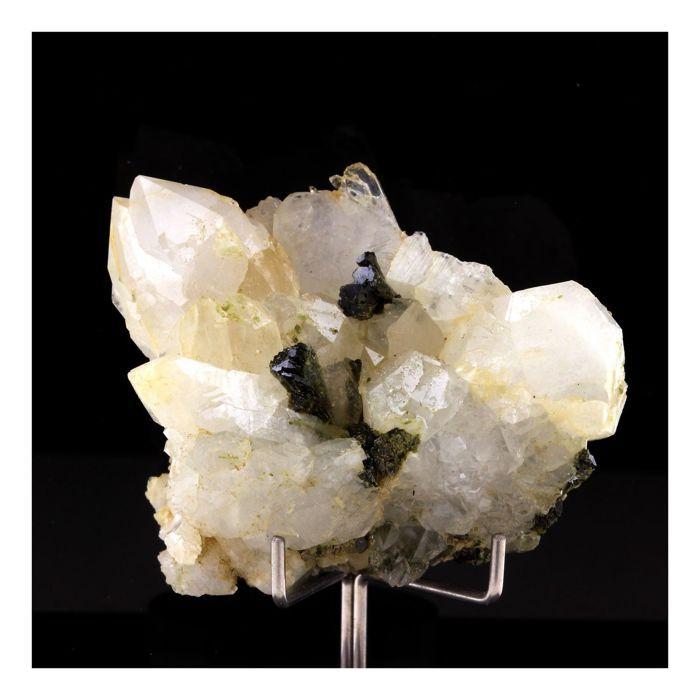 Pierres et Minéraux. Epidote + Quartz. 340.0 ct. Saint-Véran, Hautes-Alpes, France.