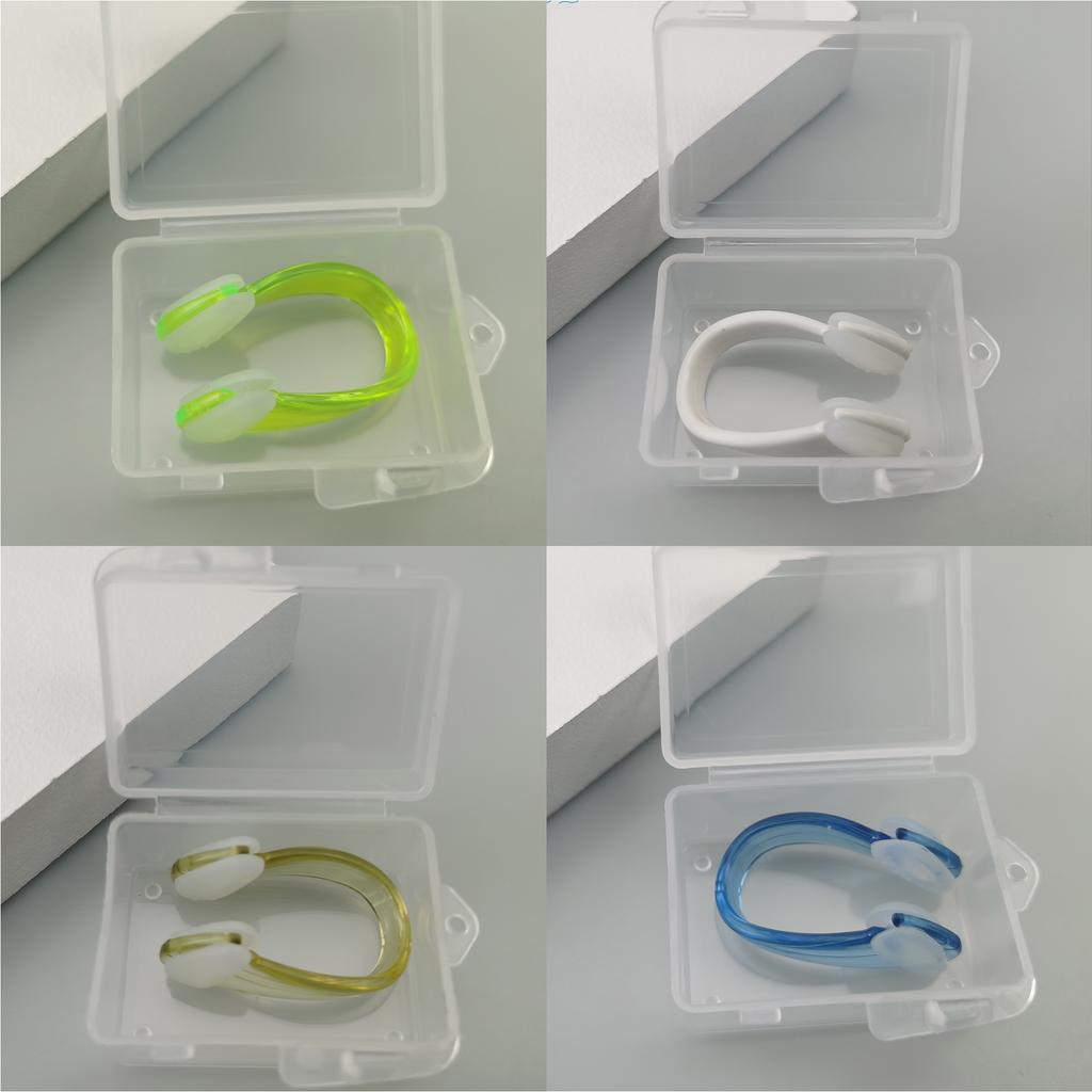 4pcs Soft Swimming Nose Clip Waterproof Nose Plug Protector Unisex Water Sports Accessories