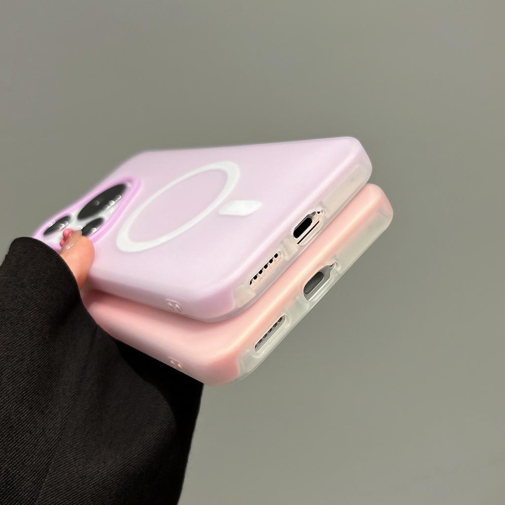 For Magsafe Magnetic Jelly Candy Clear Case For Huawei Pura80 P70 Ultra P60 Mate 70 60 50 Pro Wireless Charge Shockproof Cover