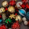 Painted Christmas Ball Gift Box Set - Festive Tree Ornaments & Party Decorations