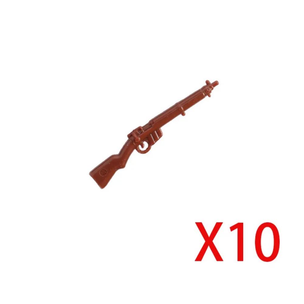 WWI WWII Building Blocks Soldiers Military Accessories Bomb Two-color Gun Mini Brick Weapons Gift Toy AKM Helmet RPG Grenad X026